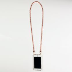 Coque Pour Xiaomi Redmi 17 4G / 5G avec Lanière Cordon Metal Serpent Or Rose