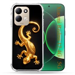 Coque Renforcée Pour Xiaomi Redmi 17 4G / 5G Animal Lezard Noir 2026