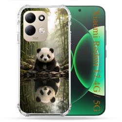 Coque Renforcée Pour Xiaomi Redmi 17 4G / 5G Animal Panda Reflet
