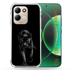 Coque Renforcée Pour Xiaomi Redmi 17 4G / 5G Animal Panthère Noire