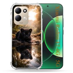 Coque Renforcée Pour Xiaomi Redmi 17 4G / 5G Animal Panthère Reflet