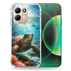 Coque Renforcée Pour Xiaomi Redmi 17 4G / 5G Animal Tortue Marine