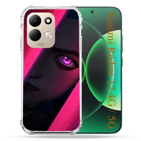 Coque Renforcée Pour Xiaomi Redmi 17 4G / 5G Arcane Jinx Rose