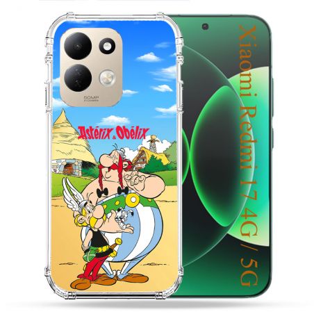 Coque Renforcée Pour Xiaomi Redmi 17 4G / 5G Astérix Obélix Color
