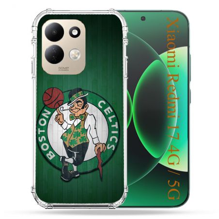 Coque Renforcée Pour Xiaomi Redmi 17 4G / 5G Basket Boston Celtics
