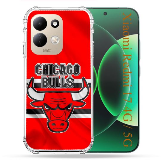 Coque Renforcée Pour Xiaomi Redmi 17 4G / 5G Basket Chicago Bulls