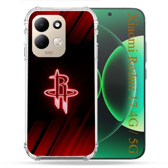 Coque Renforcée Pour Xiaomi Redmi 17 4G / 5G Basket Houston Rockets