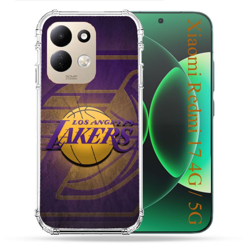 Coque Renforcée Pour Xiaomi Redmi 17 4G / 5G Basket Los Angeles Lakers