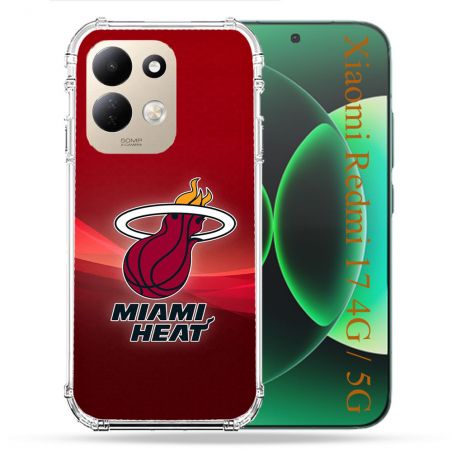 Coque Renforcée Pour Xiaomi Redmi 17 4G / 5G Basket Miami Heat