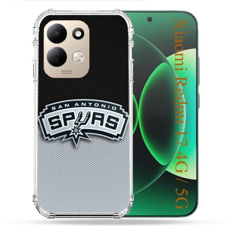 Coque Renforcée Pour Xiaomi Redmi 17 4G / 5G Basket San Antonio Spurs