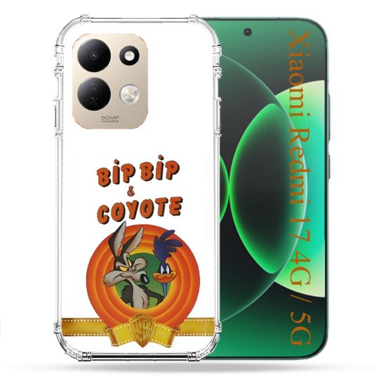 Coque Renforcée Pour Xiaomi Redmi 17 4G / 5G Bip Bip Coyote