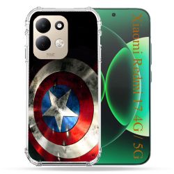 Coque Renforcée Pour Xiaomi Redmi 17 4G / 5G Captain America Bouclier