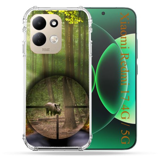 Coque Renforcée Pour Xiaomi Redmi 17 4G / 5G Chasse Sanglier Viseur