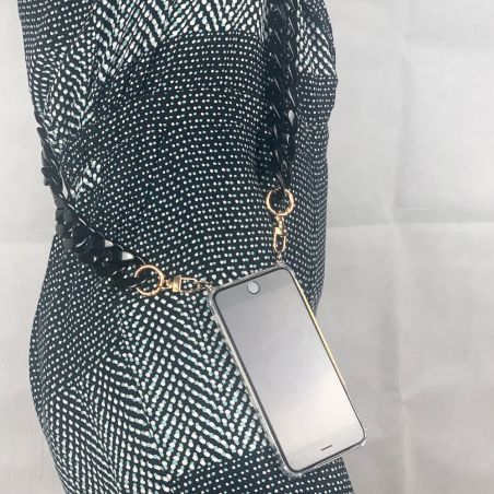 Coque Pour Xiaomi Redmi 17C 5G avec Lanière Cordon Anneaux Noir