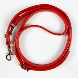 Coque Pour Xiaomi Redmi 17C 5G avec Lanière Cordon Cuir 2 Rouge