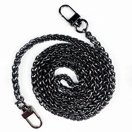 Coque Pour Xiaomi Redmi 17C 5G avec Lanière Cordon Metal Serpent Noir