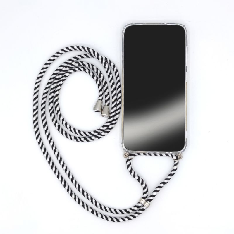 Coque Pour Xiaomi Redmi 17C 5G avec Lanière Cordon Rayé