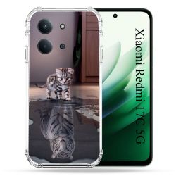 Coque Renforcée Pour Xiaomi Redmi 17C 5G Animal Chat Reflet