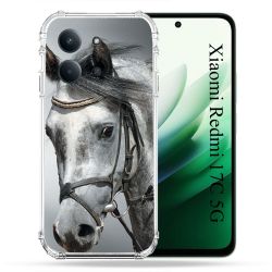 Coque Renforcée Pour Xiaomi Redmi 17C 5G Animal Cheval Blanc