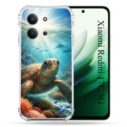 Coque Renforcée Pour Xiaomi Redmi 17C 5G Animal Tortue Marine