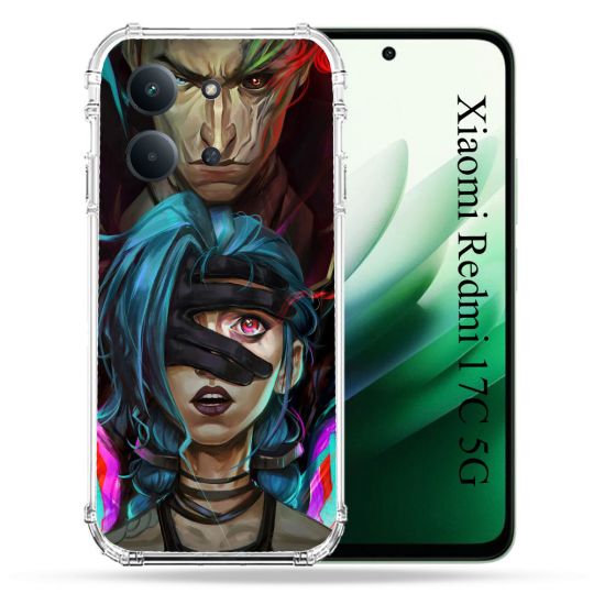 Coque Renforcée Pour Xiaomi Redmi 17C 5G Arcane Jinx Bleu