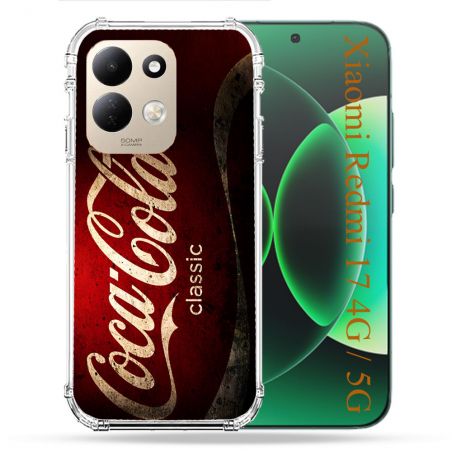 Coque Renforcée Pour Xiaomi Redmi 17 4G / 5G Coca Cola Classique