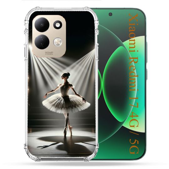 Coque Renforcée Pour Xiaomi Redmi 17 4G / 5G Danseuse Lumière