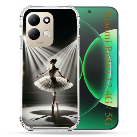 Coque Renforcée Pour Xiaomi Redmi 17 4G / 5G Danseuse Lumière
