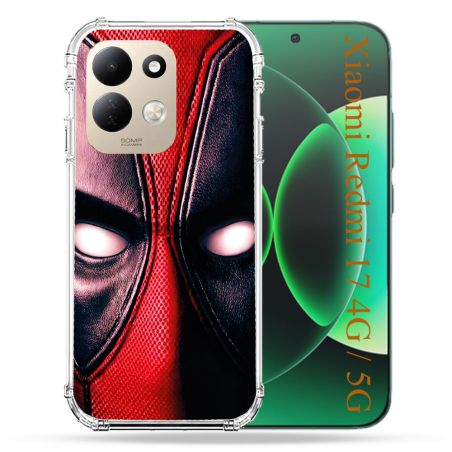 Coque Renforcée Pour Xiaomi Redmi 17 4G / 5G Deadpool Yeux