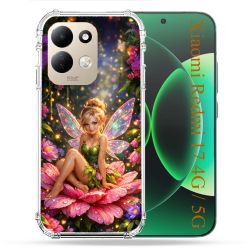 Coque Renforcée Pour Xiaomi Redmi 17 4G / 5G Fantastique Fee Fleur