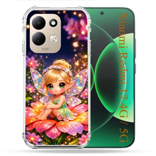 Coque Renforcée Pour Xiaomi Redmi 17 4G / 5G Fantastique Fee Kawaii