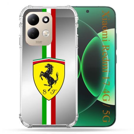 Coque Renforcée Pour Xiaomi Redmi 17 4G / 5G Ferrari Ligne