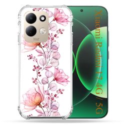 Coque Renforcée Pour Xiaomi Redmi 17 4G / 5G Fleur Eclosion