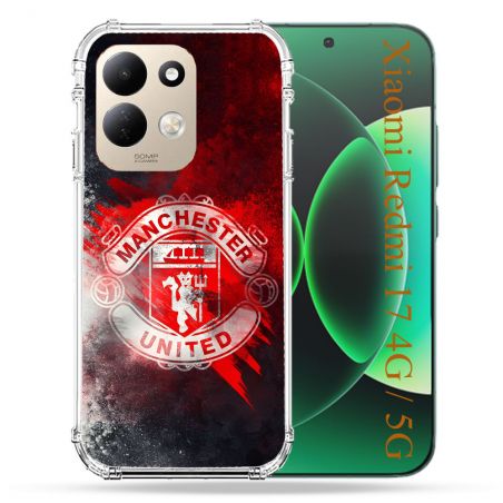 Coque Renforcée Pour Xiaomi Redmi 17 4G / 5G Foot Manchester United