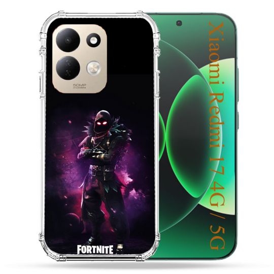 Coque Renforcée Pour Xiaomi Redmi 17 4G / 5G Fortnite Raven