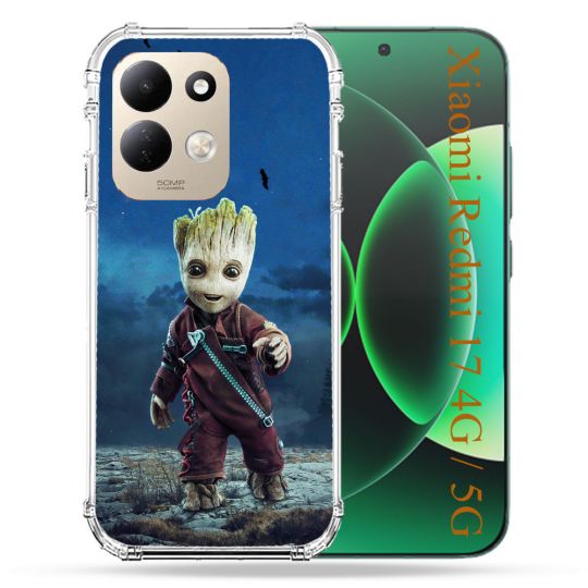Coque Renforcée Pour Xiaomi Redmi 17 4G / 5G Groot Bleu