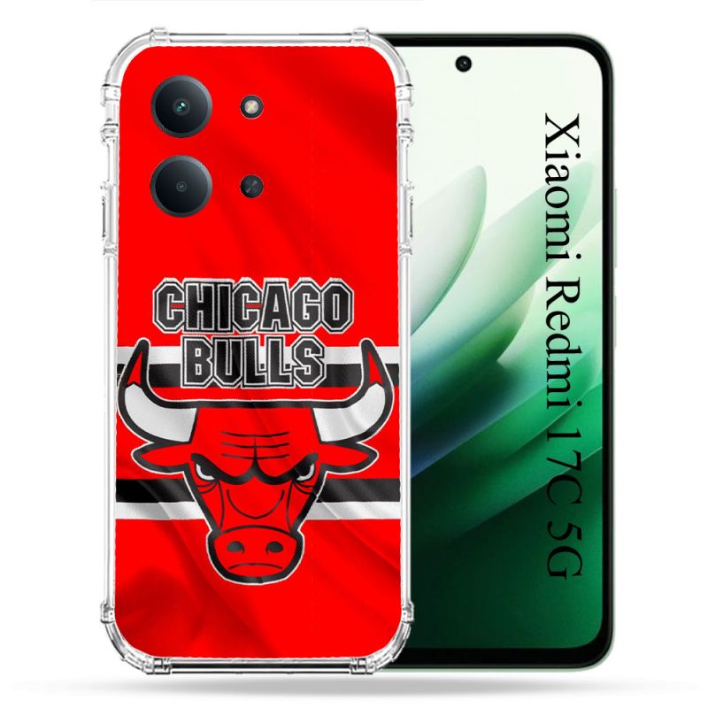Coque Renforcée Pour Xiaomi Redmi 17C 5G Basket Chicago Bulls