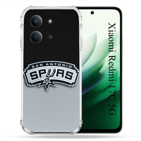 Coque Renforcée Pour Xiaomi Redmi 17C 5G Basket San Antonio Spurs