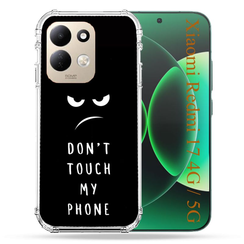 Coque Renforcée Pour Xiaomi Redmi 17 4G / 5G Humour Don't Touch
