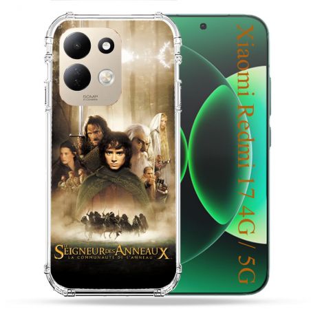 Coque Renforcée Pour Xiaomi Redmi 17 4G / 5G Le seigneur Des Anneaux Affiche