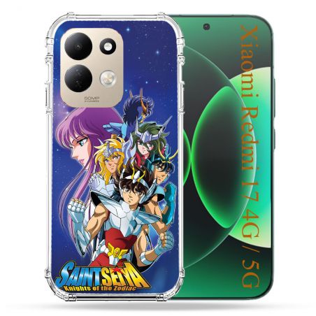 Coque Renforcée Pour Xiaomi Redmi 17 4G / 5G Les Chevaliers Du Zodiaque