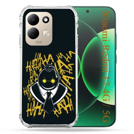 Coque Renforcée Pour Xiaomi Redmi 17 4G / 5G Manga Assassination Classroom Kuro Noir