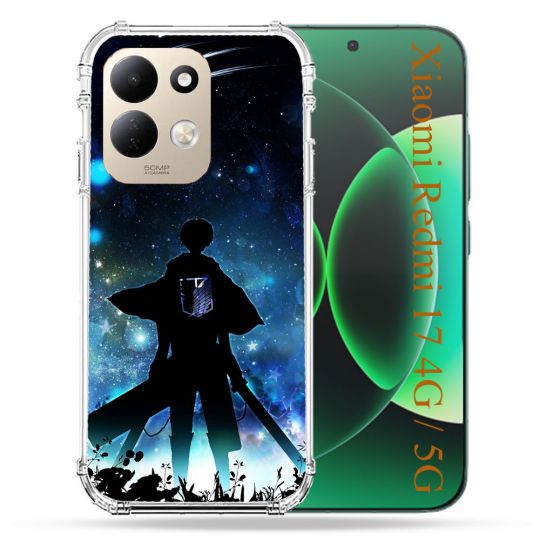 Coque Renforcée Pour Xiaomi Redmi 17 4G / 5G Manga Attaque Titans Levi