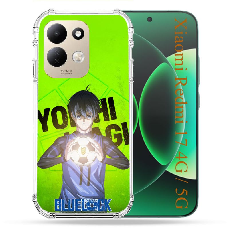 Coque Renforcée Pour Xiaomi Redmi 17 4G / 5G Manga Blue Lock Yoichi Isagi