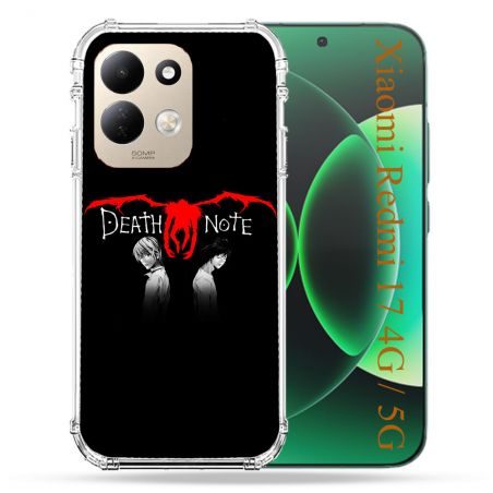Coque Renforcée Pour Xiaomi Redmi 17 4G / 5G Manga Death Note Noir
