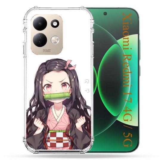 Coque Renforcée Pour Xiaomi Redmi 17 4G / 5G Manga Demon Slayer Nezuko