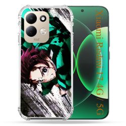 Coque Renforcée Pour Xiaomi Redmi 17 4G / 5G Manga Demon Slayer Tanjiro