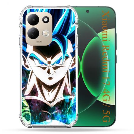 Coque Renforcée Pour Xiaomi Redmi 17 4G / 5G Manga Dragon Ball Gogeta Visage