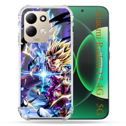 Coque Renforcée Pour Xiaomi Redmi 17 4G / 5G Manga Dragon Ball Sangohan Duo