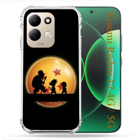 Coque Renforcée Pour Xiaomi Redmi 17 4G / 5G Manga Dragon Ball Vintage